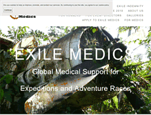 Tablet Screenshot of exile-medics.com